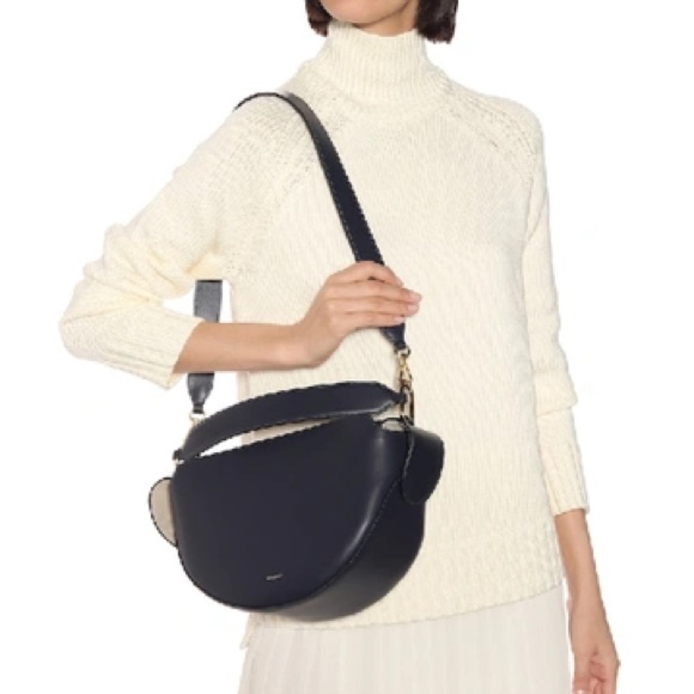 Wandler Yara Bag Navy Blue $915